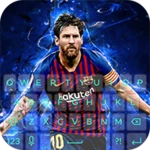 lionel messi keyboard led android application logo